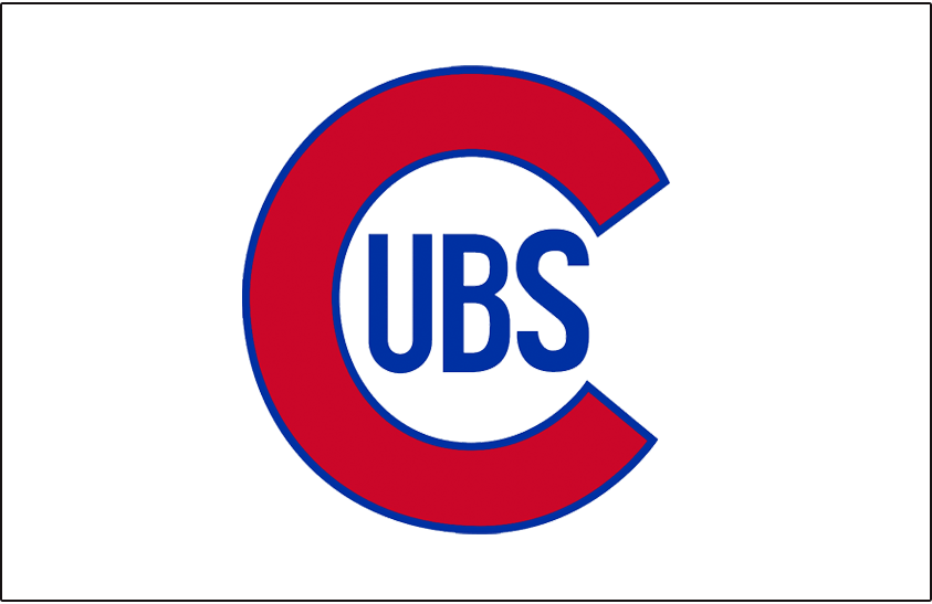 Chicago Cubs 1937-1940 Jersey Logo vinyl decal